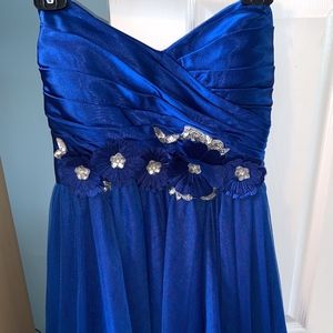 Blondie Nites short blue homecoming dress size 5
